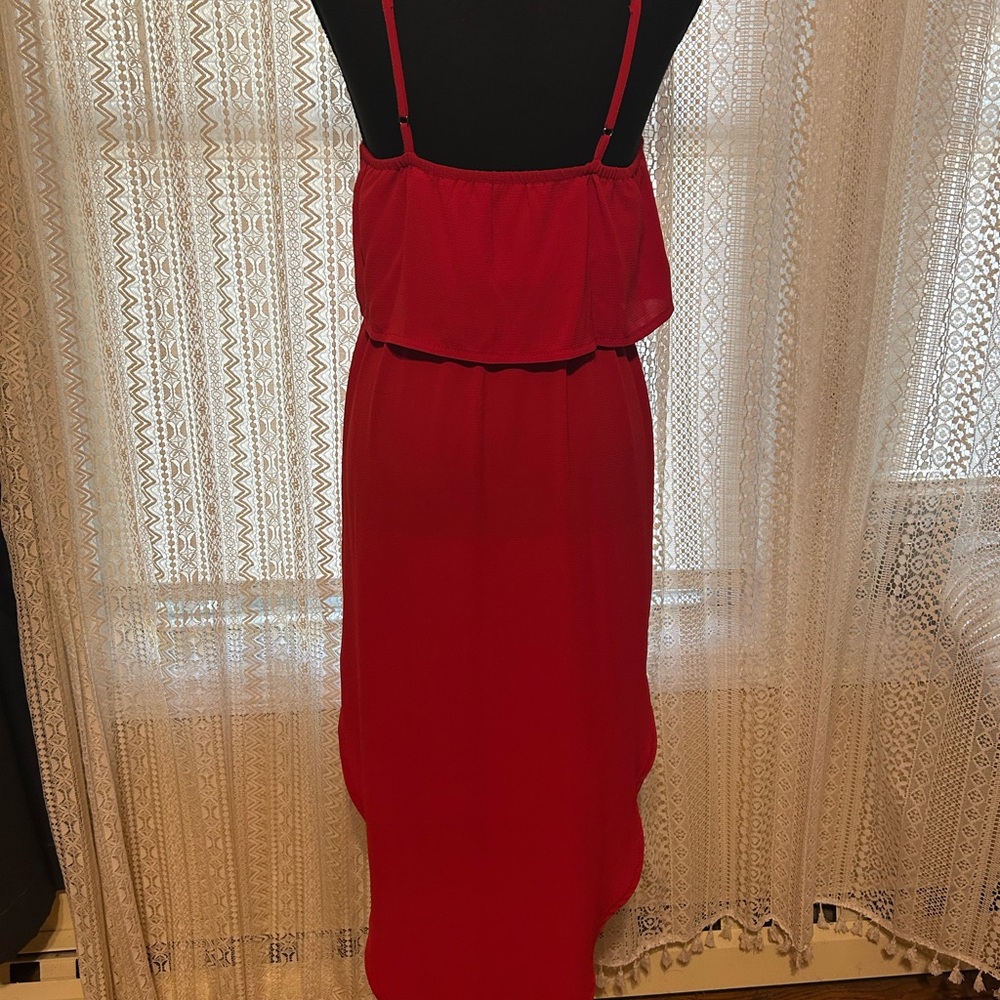 Flowy red dress - Picture 5 of 7